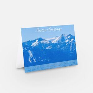 Seasons Greetings Lake Tahoe Mountains, Set of 6 Cards
